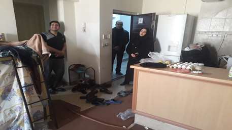  بازدید خانم دکتر فغفوری از پانسیون برادران