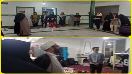  حضور مسئول محترم نهاد نمایندگی مقام معظم رهبری و ریاست محترم دانشکده در خوابگاه های دانشجویی آرادان و داور آباد