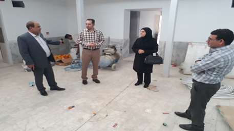 بازدید از خوابگاه در حال تاسیس
